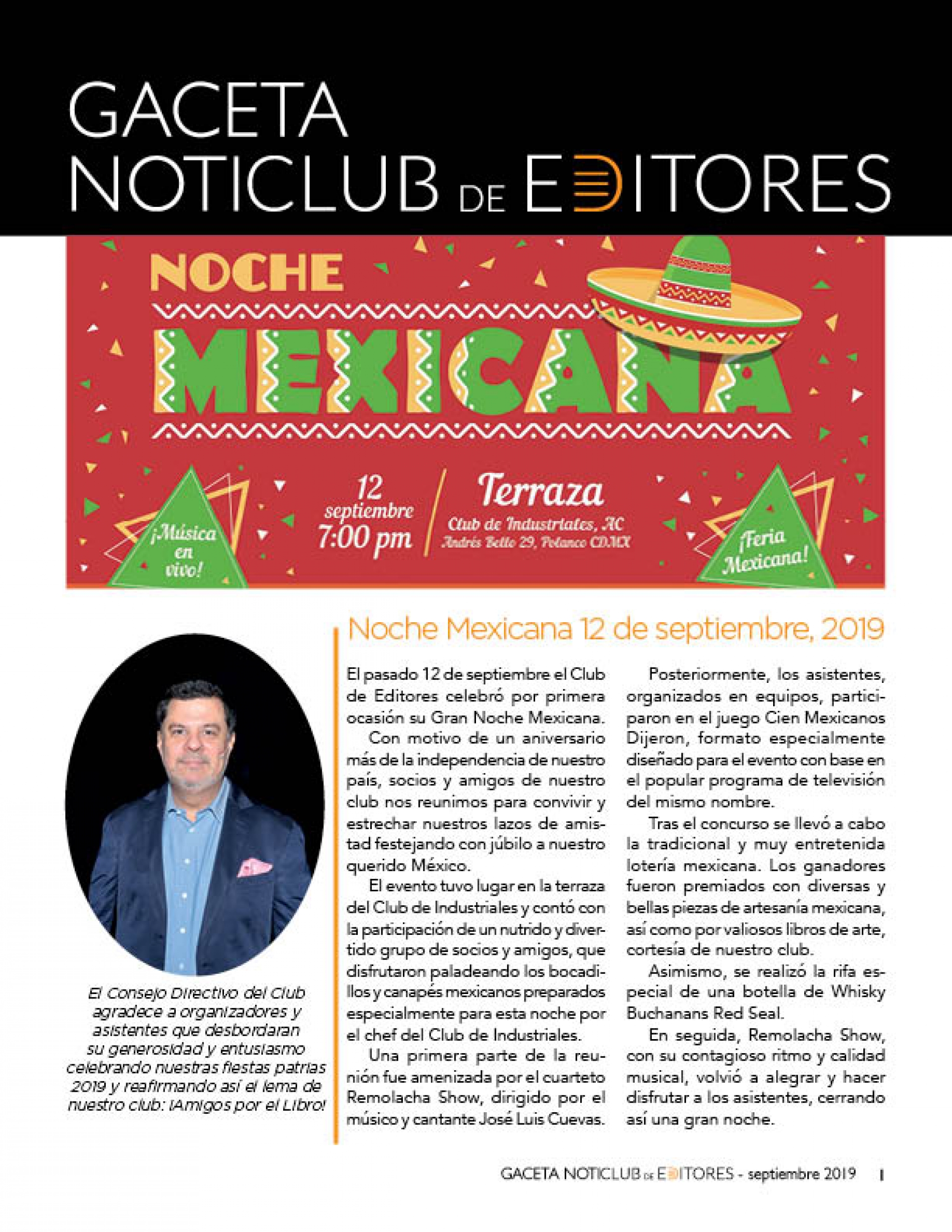 GACETA SEPTIEMBRE 2019